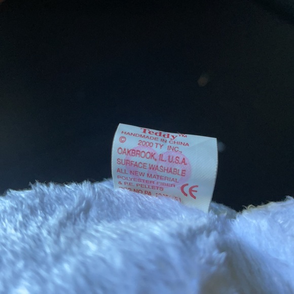2000 holiday teddy ❄️ •TY Beanie baby original collection from  90’s 2000’s - Picture 6 of 6